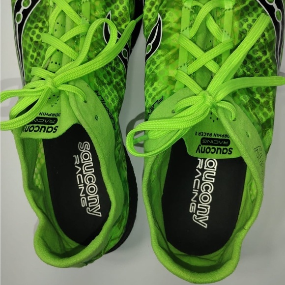 Saucony Green Running Shoes size 8.5 pre owned Exellent condition main image 5